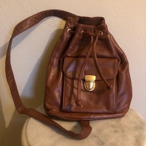 Leather Morgan Taylor sling bag